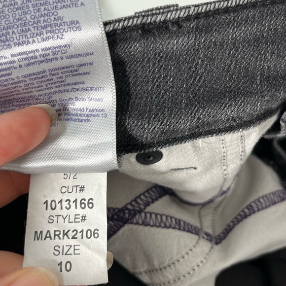 NYDJ Ami Skinny Ankle Womens Size 10 Jeans Grey Lift & Tuck Technology - Picture 7 of 10